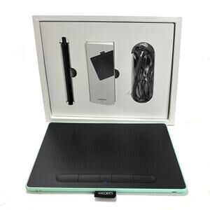 Wacom Intuos Tablet With Pen And Instructions Bluetooth Graphics 8 x 10.25 Inch